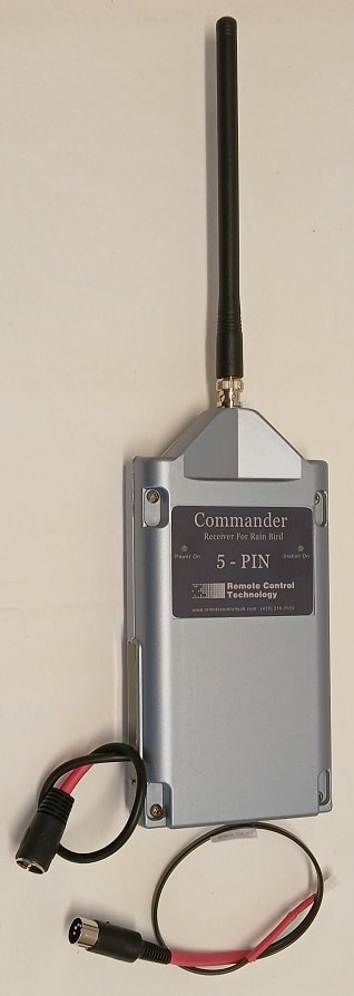 Commander Receiver ONLY for  Rain Bird® Modular 5-Pin Controllers <br> Part #01051-001-001